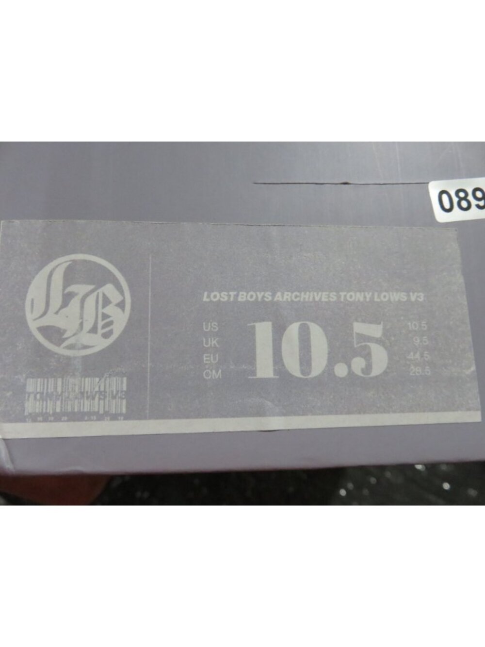 Lost Boys Dunks Tony Lows V3 Low Top Leather Trainers size 10.5 Limited Edition - Picture 10 of 11